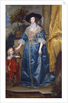 Queen Henrietta Maria with Sir Jeffrey Hudson, 1633 by Anthony van Dyck