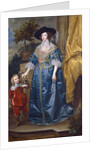 Queen Henrietta Maria with Sir Jeffrey Hudson, 1633 by Anthony van Dyck