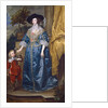 Queen Henrietta Maria with Sir Jeffrey Hudson, 1633 by Anthony van Dyck