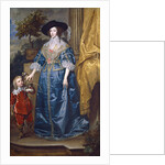 Queen Henrietta Maria with Sir Jeffrey Hudson, 1633 by Anthony van Dyck