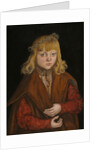 A Prince of Saxony, c.1517 by Lucas the Elder Cranach