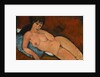 Nude on a Blue Cushion, 1917 by Amedeo Modigliani