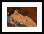 Nude on a Blue Cushion, 1917 by Amedeo Modigliani