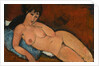 Nude on a Blue Cushion, 1917 by Amedeo Modigliani
