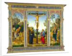 The Crucifixion with the Virgin, Saint John, Saint Jerome, and Saint Mary Magdalene, c.1482-1485 by Pietro Perugino
