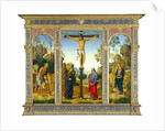 The Crucifixion with the Virgin, Saint John, Saint Jerome, and Saint Mary Magdalene, c.1482-1485 by Pietro Perugino