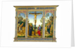 The Crucifixion with the Virgin, Saint John, Saint Jerome, and Saint Mary Magdalene, c.1482-1485 by Pietro Perugino