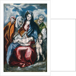 The Holy Family with Saint Anne and the Infant John the Baptist, c.1595-1600 by El (1541-1614) Greco