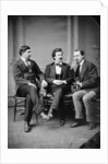Mark Twain, George Alfred Townsend and David Gray, 1871 by American Photographer