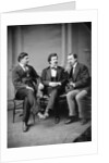 Mark Twain, George Alfred Townsend and David Gray, 1871 by American Photographer