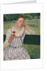 Woman with a Red Zinnia, 1891 by Mary Stevenson Cassatt