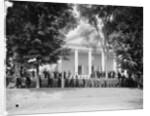 Seniors marching to college, Amherst College, c.1908 by Detroit Publishing Co.