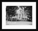 Seniors marching to college, Amherst College, c.1908 by Detroit Publishing Co.