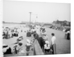 Boardwalk & beach, Asbury Park, c.1905 by Detroit Publishing Co.