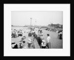 Boardwalk & beach, Asbury Park, c.1905 by Detroit Publishing Co.