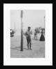 A Life guard on Brighton Beach, Brooklyn, New York, 1901-06 by Detroit Publishing Co.