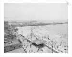 Beach and boardwalk, Atlantic City, 1900-10 by Detroit Publishing Co.