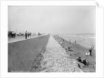 Seawall and beach, Galveston, Texas, 1910-20 by Detroit Publishing Co.