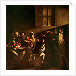 The Calling of St. Matthew, c.1598-1601 by Michelangelo Merisi da Caravaggio