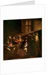 The Calling of St. Matthew, c.1598-1601 by Michelangelo Merisi da Caravaggio