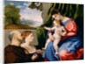 Madonna and Child with Two Donors, 1525-1530 by Lorenzo Lotto