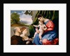 Madonna and Child with Two Donors, 1525-1530 by Lorenzo Lotto