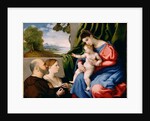 Madonna and Child with Two Donors, 1525-1530 by Lorenzo Lotto