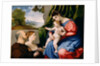 Madonna and Child with Two Donors, 1525-1530 by Lorenzo Lotto