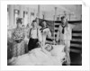Taking a patient's pulse, Brooklyn Navy Yard Hospital, c.1890-1901 by Detroit Publishing Co.