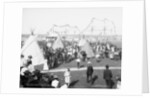 Saint Mary's Canal celebration, reviewing stand and Indian village, c.1905 by Detroit Publishing Co.