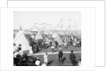Saint Mary's Canal celebration, reviewing stand and Indian village, c.1905 by Detroit Publishing Co.