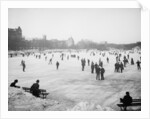 Skating in Central Park, New York, c.1900-06 by Detroit Publishing Co.