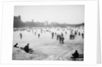Skating in Central Park, New York, c.1900-06 by Detroit Publishing Co.