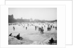 Skating in Central Park, New York, c.1900-06 by Detroit Publishing Co.