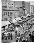 Jewish market on the East Side, New York, c.1890-1901 by Detroit Publishing Co.