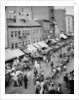 Jewish market on the East Side, New York, c.1890-1901 by Detroit Publishing Co.