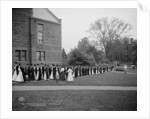 Seniors marching to chapel, Mt. Holyoke College, South Hadley, Massachusetts, c.1908 by Detroit Publishing Co.
