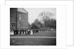 Seniors marching to chapel, Mt. Holyoke College, South Hadley, Massachusetts, c.1908 by Detroit Publishing Co.