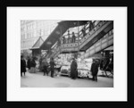 A characteristic sidewalk newsstand, New York City, c.1903 by Detroit Publishing Co.