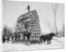 Logging a big load, Michigan, c.1880-99 by Detroit Publishing Co.