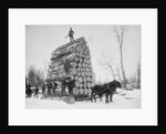 Logging a big load, Michigan, c.1880-99 by Detroit Publishing Co.