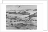 D Day: view of landing craft, barrage balloons, and allied troops landing in Normandy, 1944 by American Photographer