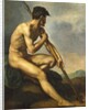 Nude Warrior with a Spear, c.1816 by Theodore Gericault