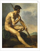 Nude Warrior with a Spear, c.1816 by Theodore Gericault