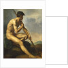 Nude Warrior with a Spear, c.1816 by Theodore Gericault