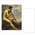 Nude Warrior with a Spear, c.1816 by Theodore Gericault