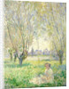 Woman seated under the Willows, 1880 by Claude Monet