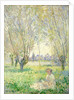 Woman seated under the Willows, 1880 by Claude Monet