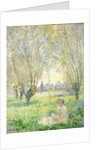 Woman seated under the Willows, 1880 by Claude Monet