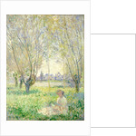 Woman seated under the Willows, 1880 by Claude Monet